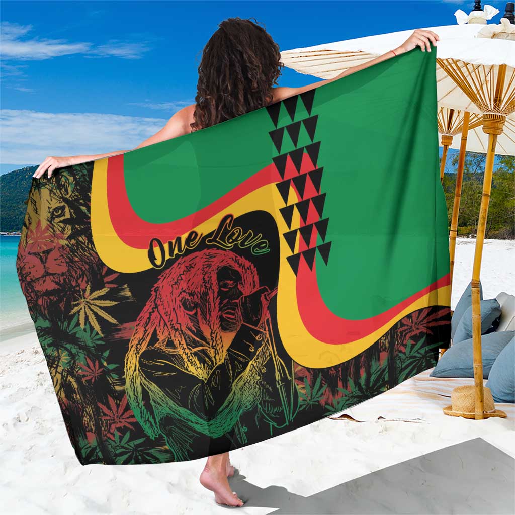 Legend Reggae Marley Sarong Kakau Jawaiian - Wonder Print Shop