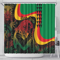 Legend Reggae Marley Shower Curtain Kakau Jawaiian - Wonder Print Shop