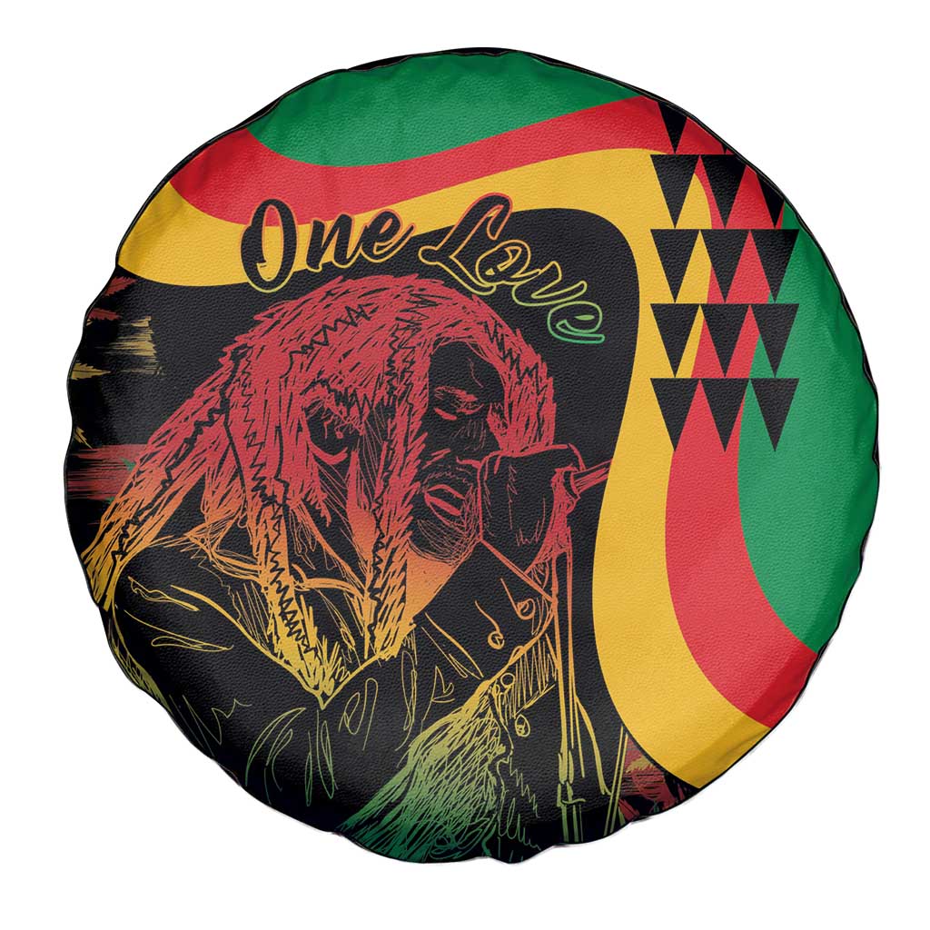 Legend Reggae Marley Spare Tire Cover Kakau Jawaiian - Wonder Print Shop