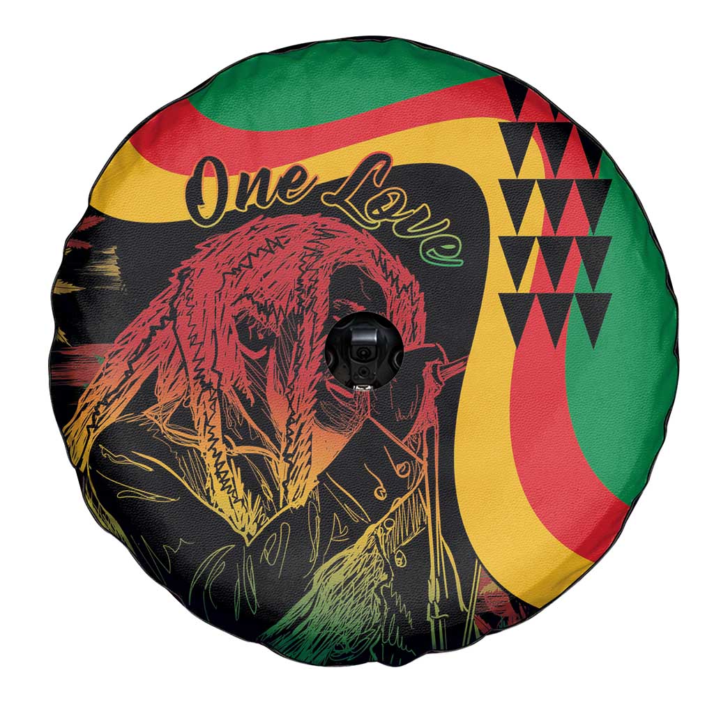 Legend Reggae Marley Spare Tire Cover Kakau Jawaiian - Wonder Print Shop
