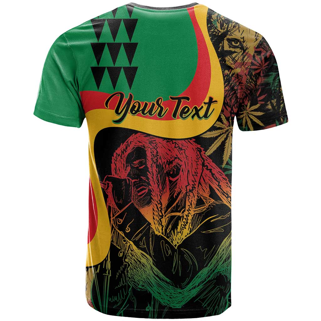 Personalized Legend Reggae Marley T Shirt Kakau Jawaiian - Wonder Print Shop