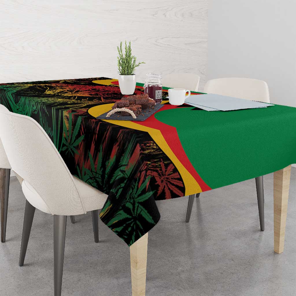 Legend Reggae Marley Tablecloth Kakau Jawaiian - Wonder Print Shop
