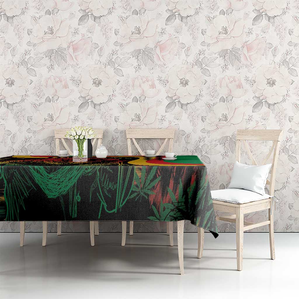 Legend Reggae Marley Tablecloth Kakau Jawaiian - Wonder Print Shop