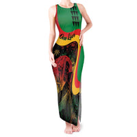 Personalized Legend Reggae Marley Tank Maxi Dress Kakau Jawaiian - Wonder Print Shop