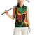 Personalized Legend Reggae Marley Women Sleeveless Polo Shirt Kakau Jawaiian - Wonder Print Shop