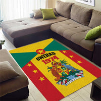 Gwenad Area Rug Grenada Coat Of Arms Flag Style