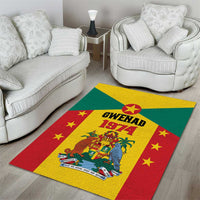 Gwenad Area Rug Grenada Coat Of Arms Flag Style