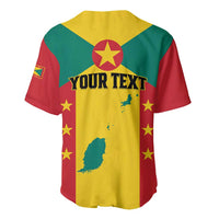Personalized Gwenad Baseball Jersey Grenada Coat Of Arms Flag Style