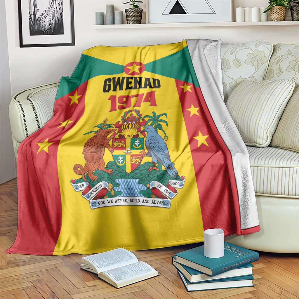 Gwenad Blanket Grenada Coat Of Arms Flag Style