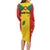 Personalized Gwenad Long Sleeve Bodycon Dress Grenada Coat Of Arms Flag Style