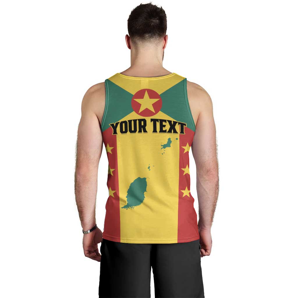 Personalized Gwenad Men Tank Top Grenada Coat Of Arms Flag Style