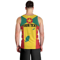 Personalized Gwenad Men Tank Top Grenada Coat Of Arms Flag Style