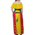Personalized Gwenad Off Shoulder Maxi Dress Grenada Coat Of Arms Flag Style