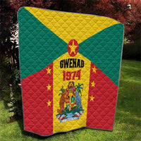 Gwenad Quilt Grenada Coat Of Arms Flag Style - Wonder Print Shop