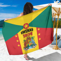 Gwenad Sarong Grenada Coat Of Arms Flag Style - Wonder Print Shop