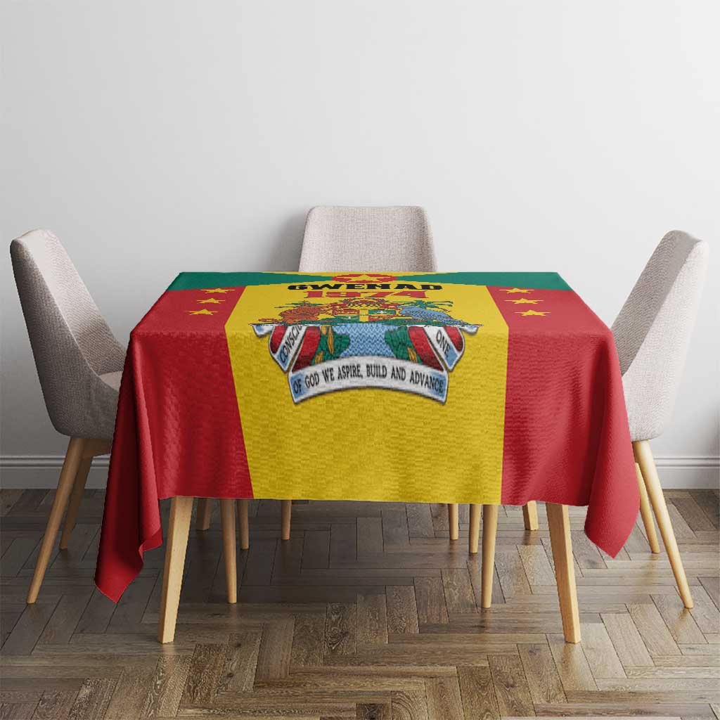 Gwenad Tablecloth Grenada Coat Of Arms Flag Style - Wonder Print Shop