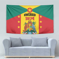 Gwenad Tapestry Grenada Coat Of Arms Flag Style - Wonder Print Shop