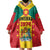 Personalized Gwenad Wearable Blanket Hoodie Grenada Coat Of Arms Flag Style - Wonder Print Shop