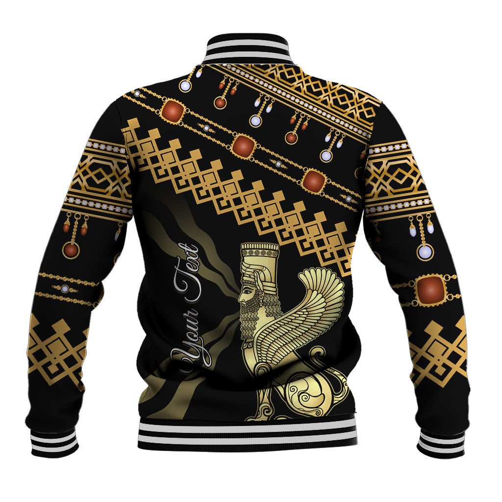 Assyrian New Year Baseball Jacket Akitu 6774 Kha B Nissan - Wonder Print Shop