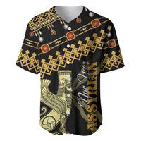 Assyrian New Year Baseball Jersey Akitu 6774 Kha B Nissan - Wonder Print Shop