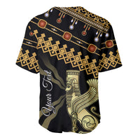 Assyrian New Year Baseball Jersey Akitu 6774 Kha B Nissan - Wonder Print Shop