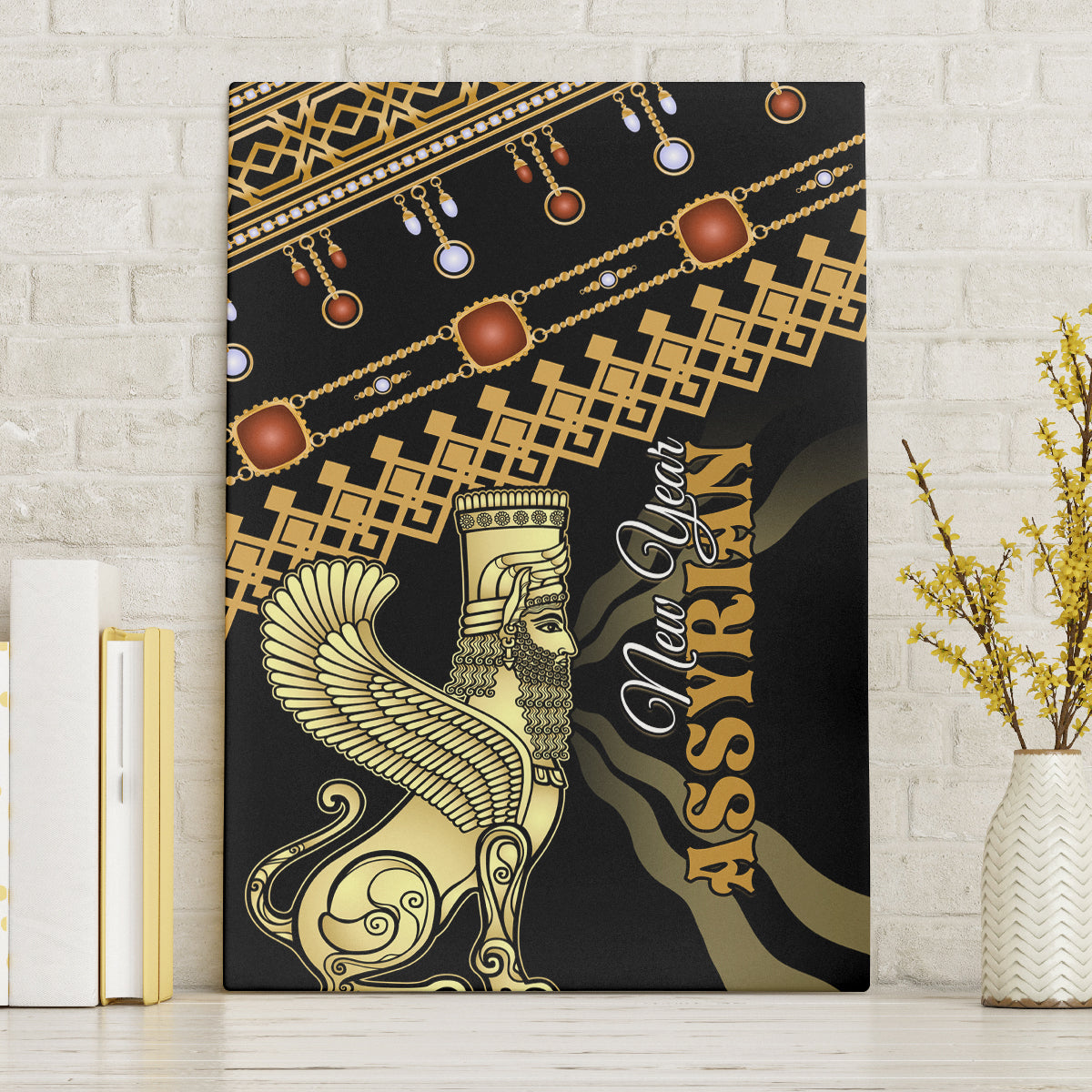 Assyrian New Year Canvas Wall Art Akitu 6774 Kha B Nissan - Wonder Print Shop