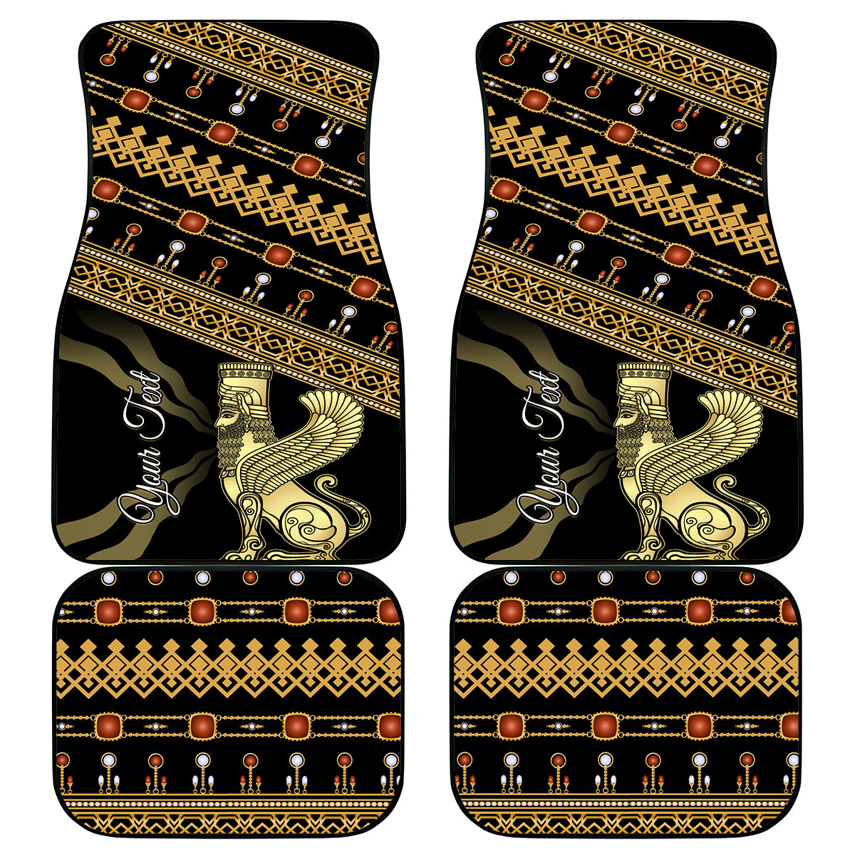 Assyrian New Year Car Mats Akitu 6774 Kha B Nissan - Wonder Print Shop