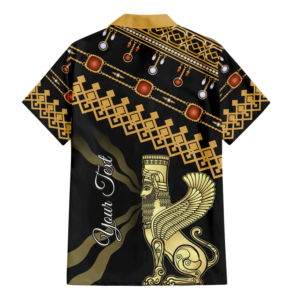 Assyrian New Year Family Matching Mermaid Dress and Hawaiian Shirt Akitu 6774 Kha B Nissan - Wonder Print Shop
