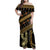 Assyrian New Year Family Matching Off Shoulder Maxi Dress and Hawaiian Shirt Akitu 6774 Kha B Nissan - Wonder Print Shop
