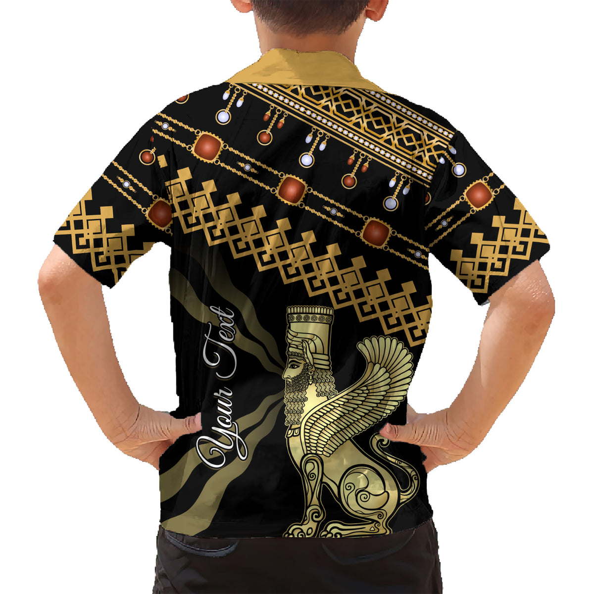 Assyrian New Year Hawaiian Shirt Akitu 6774 Kha B Nissan - Wonder Print Shop