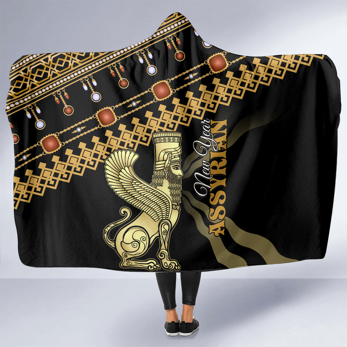 Assyrian New Year Hooded Blanket Akitu 6774 Kha B Nissan