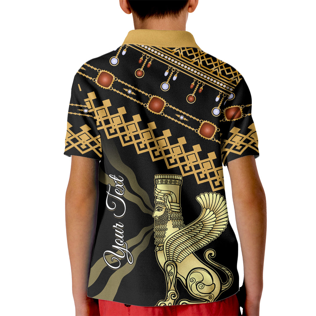 Assyrian New Year Kid Polo Shirt Akitu 6774 Kha B Nissan - Wonder Print Shop