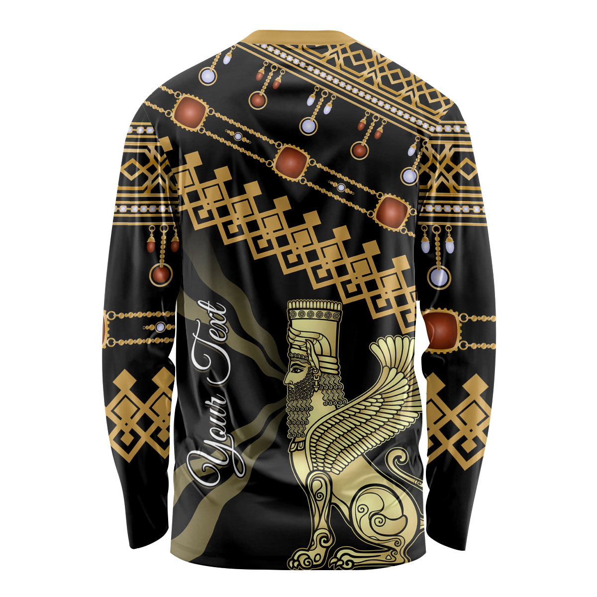 Assyrian New Year Long Sleeve Shirt Akitu 6774 Kha B Nissan - Wonder Print Shop