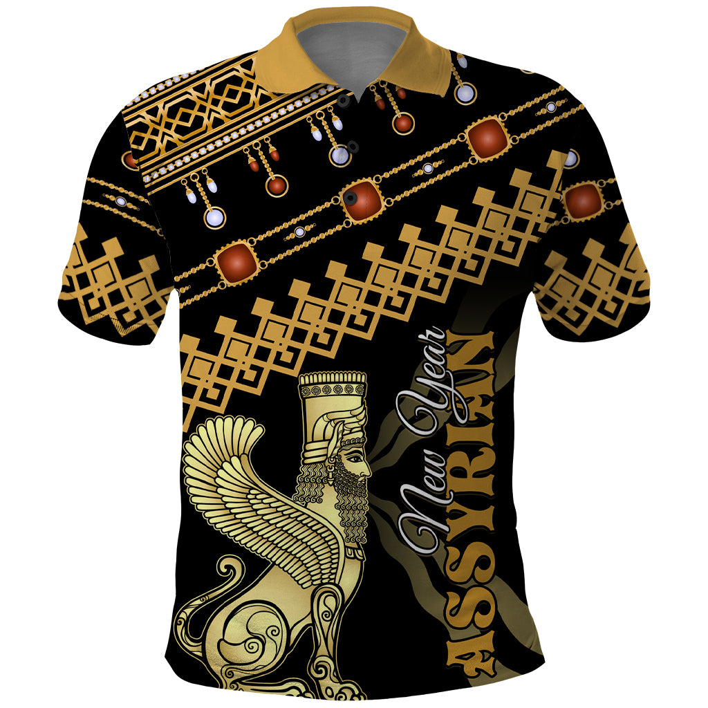 Assyrian New Year Polo Shirt Akitu 6774 Kha B Nissan - Wonder Print Shop
