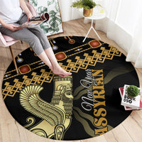 Assyrian New Year Round Carpet Akitu 6774 Kha B Nissan