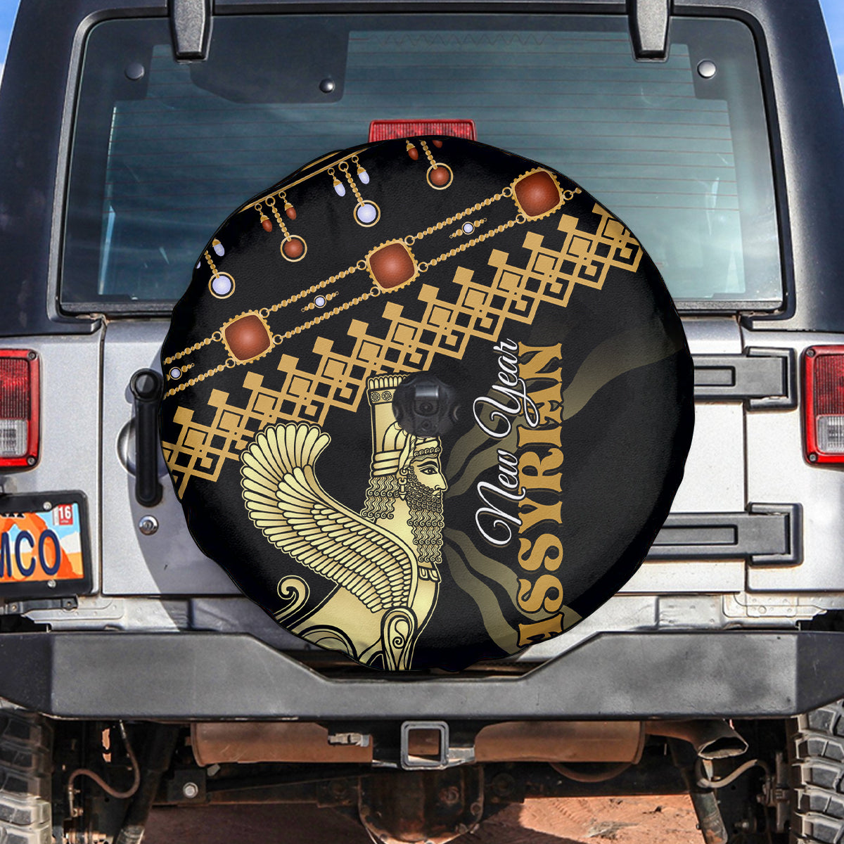 Assyrian New Year Spare Tire Cover Akitu 6774 Kha B Nissan