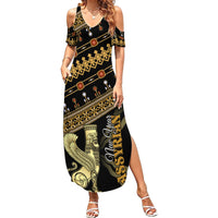 Assyrian New Year Summer Maxi Dress Akitu 6774 Kha B Nissan - Wonder Print Shop