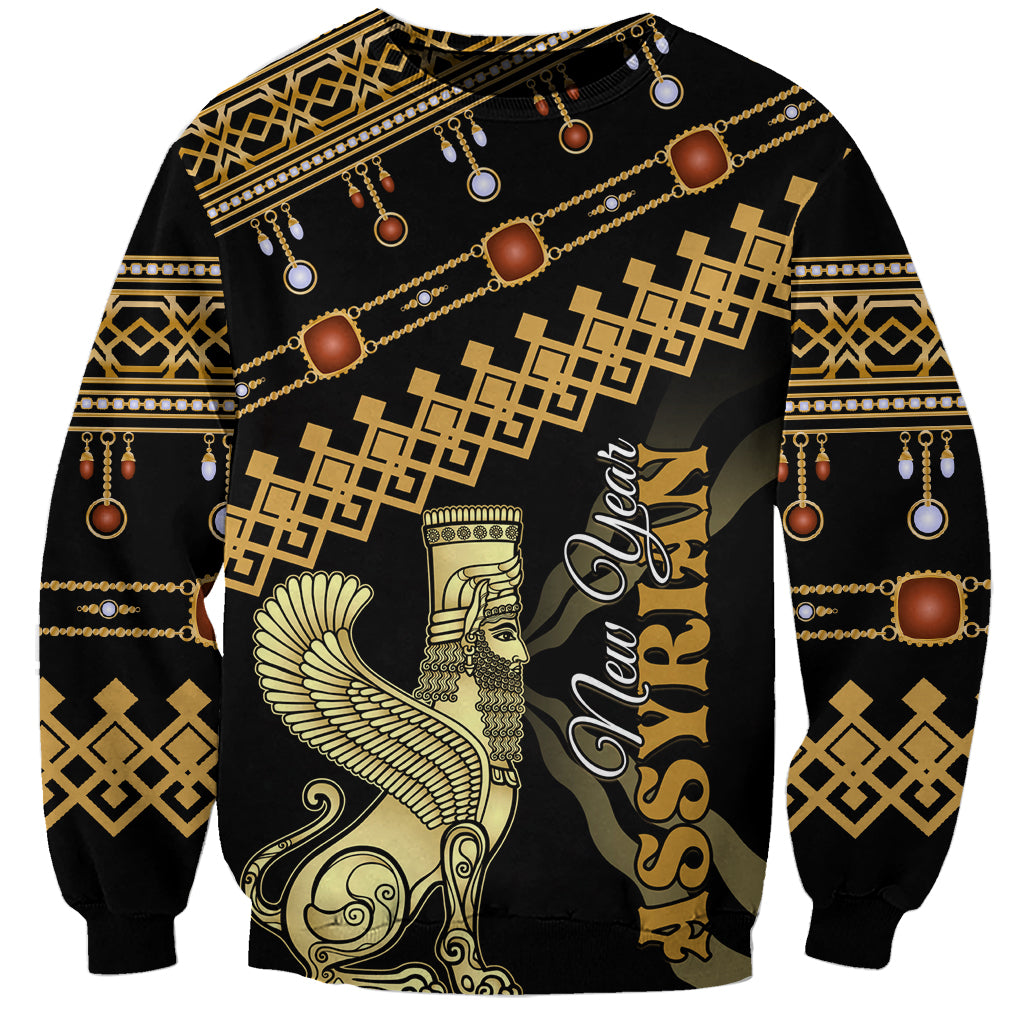 Assyrian New Year Sweatshirt Akitu 6774 Kha B Nissan - Wonder Print Shop