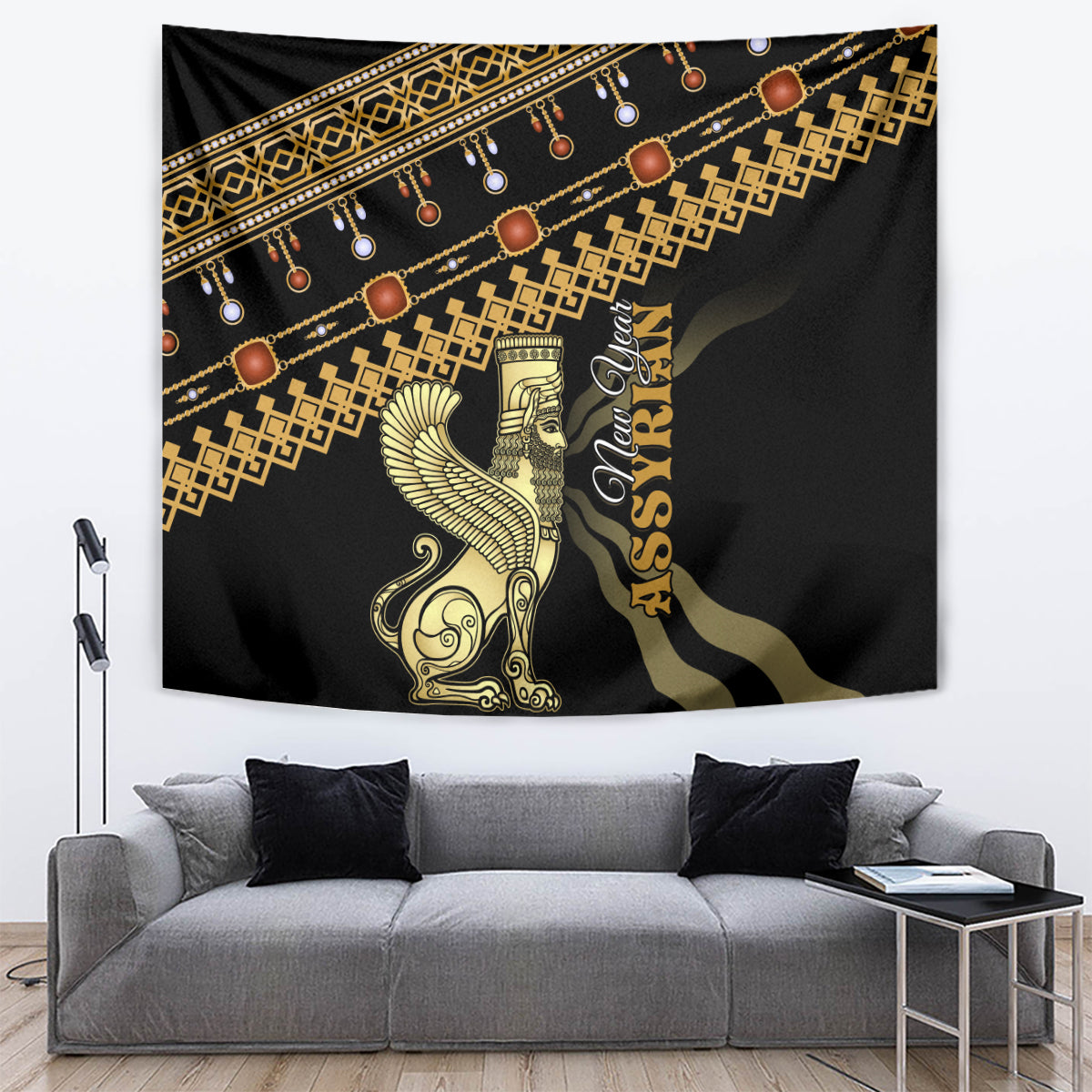 Assyrian New Year Tapestry Akitu 6774 Kha B Nissan - Wonder Print Shop