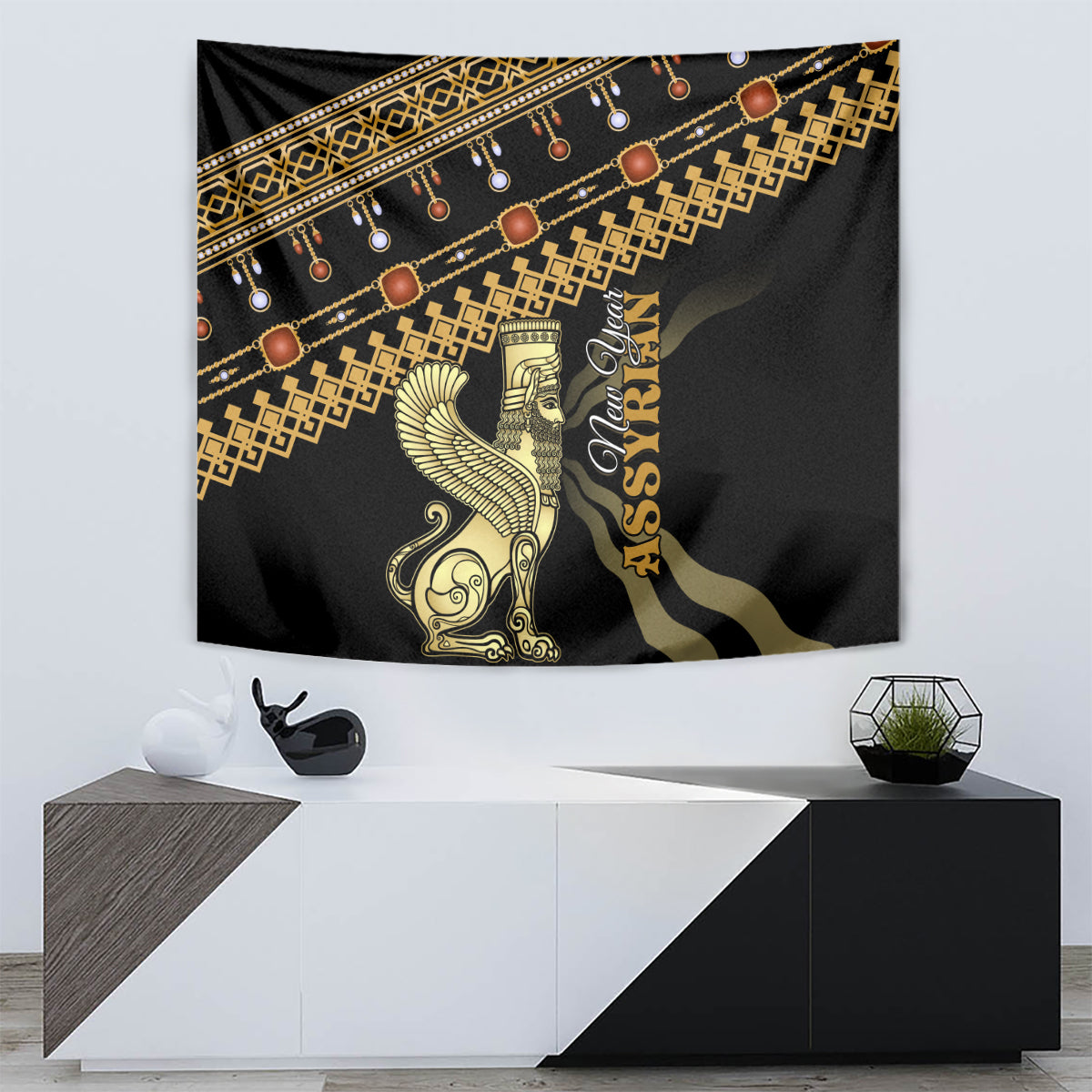 Assyrian New Year Tapestry Akitu 6774 Kha B Nissan - Wonder Print Shop