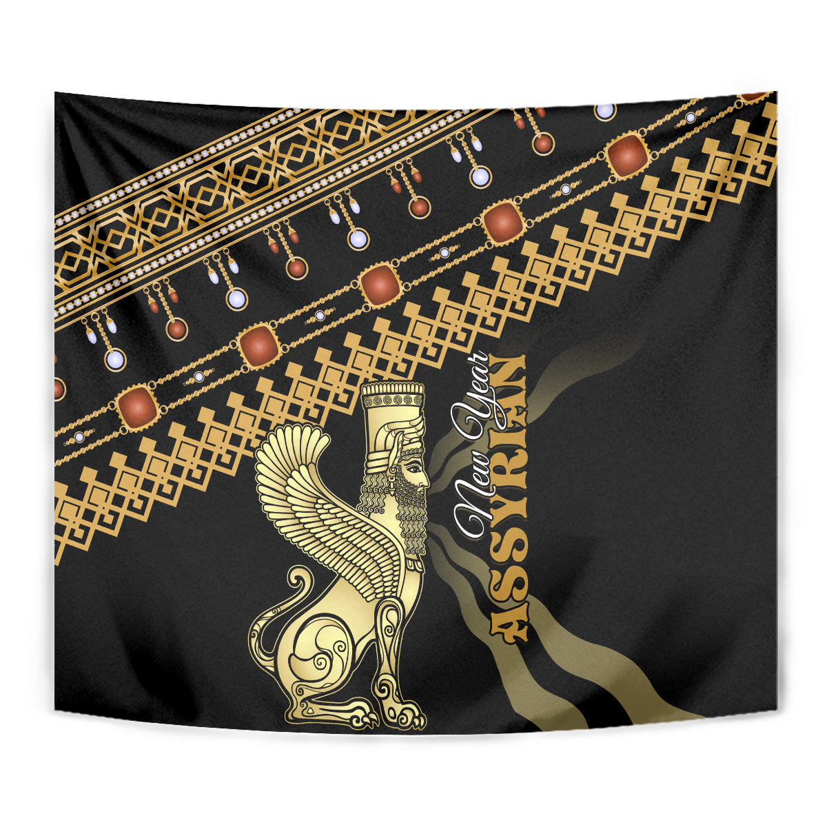 Assyrian New Year Tapestry Akitu 6774 Kha B Nissan - Wonder Print Shop