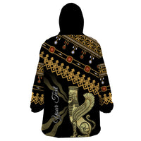 Assyrian New Year Wearable Blanket Hoodie Akitu 6774 Kha B Nissan - Wonder Print Shop