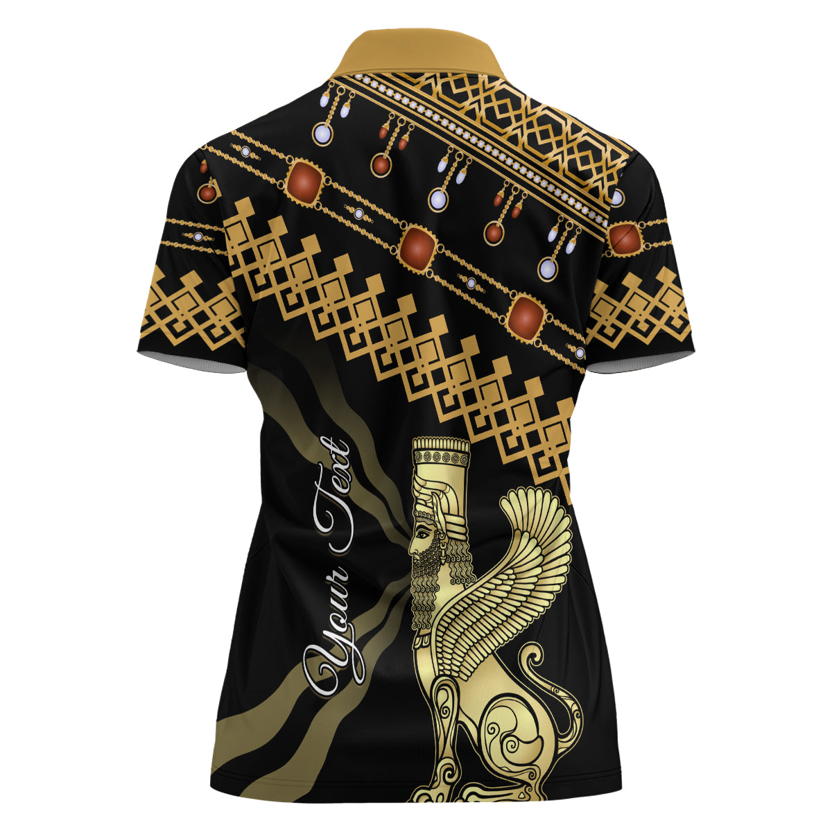 Assyrian New Year Women Polo Shirt Akitu 6774 Kha B Nissan - Wonder Print Shop