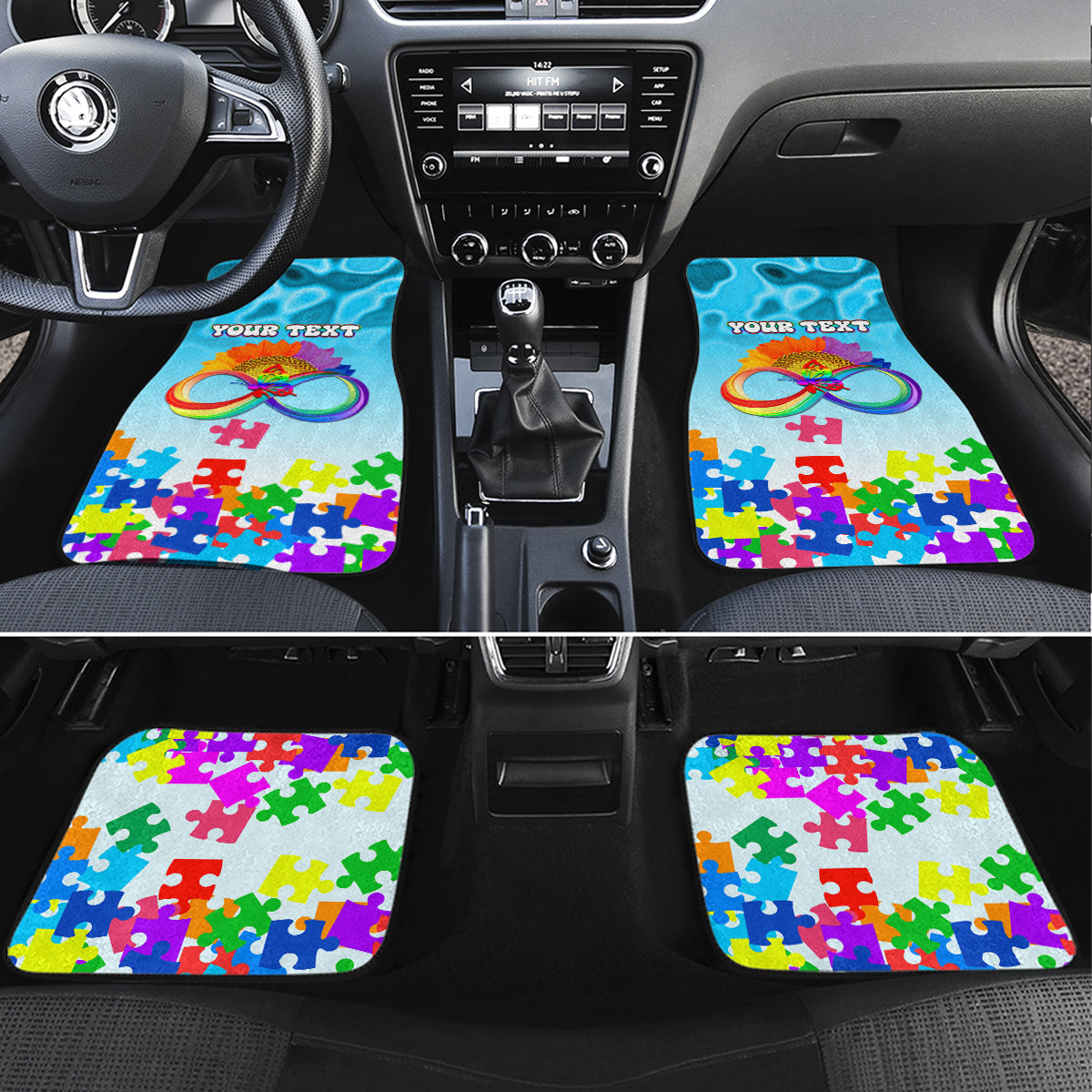 World Autism Awareness Day 2024 Car Mats In A World Where You Can Be Anything Be Kind - Wonder Print Shop
