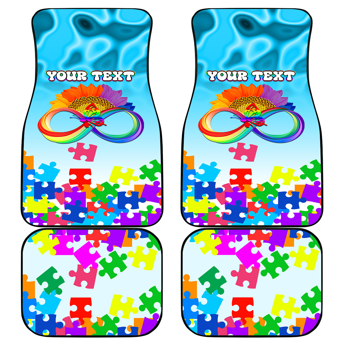 World Autism Awareness Day 2024 Car Mats In A World Where You Can Be Anything Be Kind - Wonder Print Shop