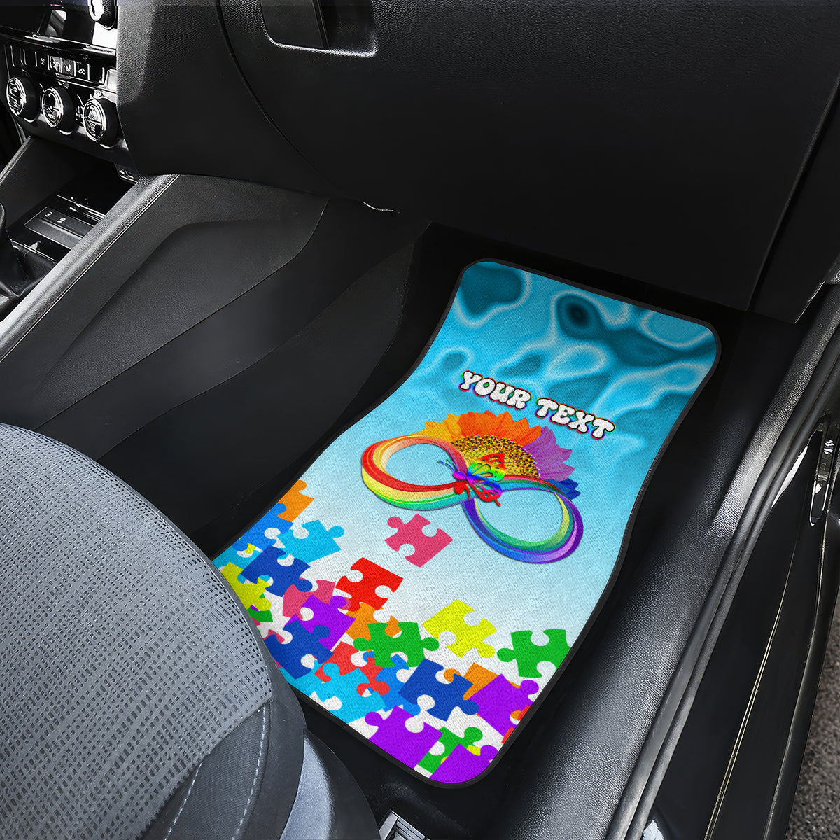 World Autism Awareness Day 2024 Car Mats In A World Where You Can Be Anything Be Kind - Wonder Print Shop