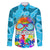 World Autism Awareness Day 2024 Family Matching Summer Maxi Dress and Hawaiian Shirt In A World Where You Can Be Anything Be Kind - Wonder Print Shop