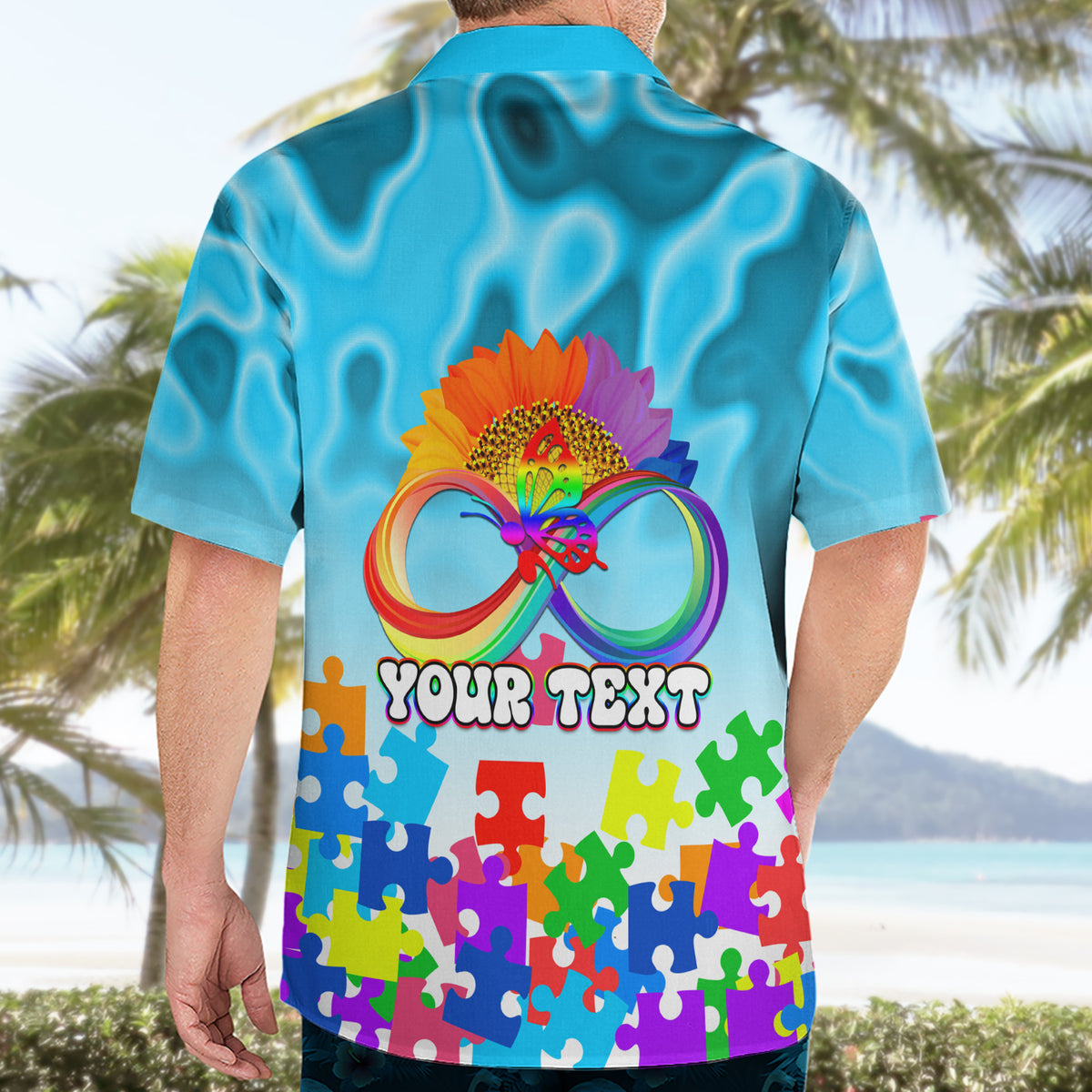 World Autism Awareness Day 2024 Hawaiian Shirt In A World Where You Can Be Anything Be Kind - Wonder Print Shop