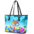World Autism Awareness Day 2024 Leather Tote Bag In A World Where You Can Be Anything Be Kind - Wonder Print Shop