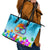 World Autism Awareness Day 2024 Leather Tote Bag In A World Where You Can Be Anything Be Kind - Wonder Print Shop